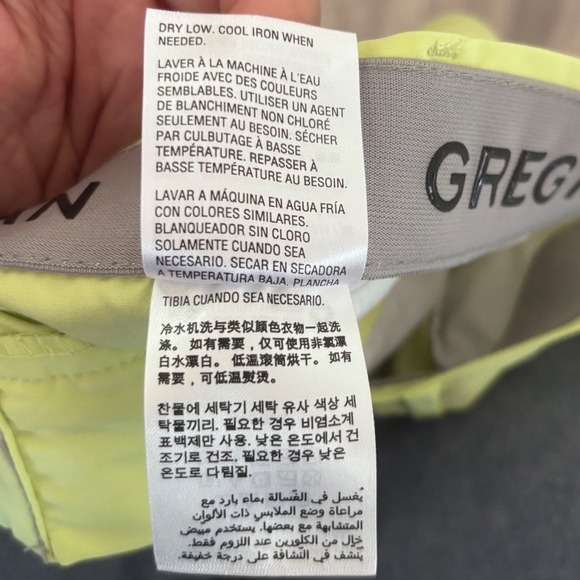 Greg Norman Performance Golf Shorts Men's Size 38 Bright Yellow Moisture Wicking - Picture 9 of 11